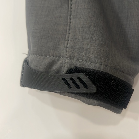 Landaway Grey Soft-shell Jacket Mens/Uni-sex Medium Zip Outdoor Alaska logo - Picture 9 of 10